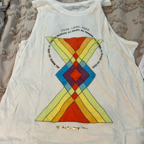 Spiritual Gangster Tops - Spiritual gangster love muscle white tank